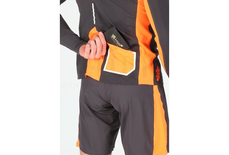 Uglow Camiseta manga larga 3/4Zip Brush