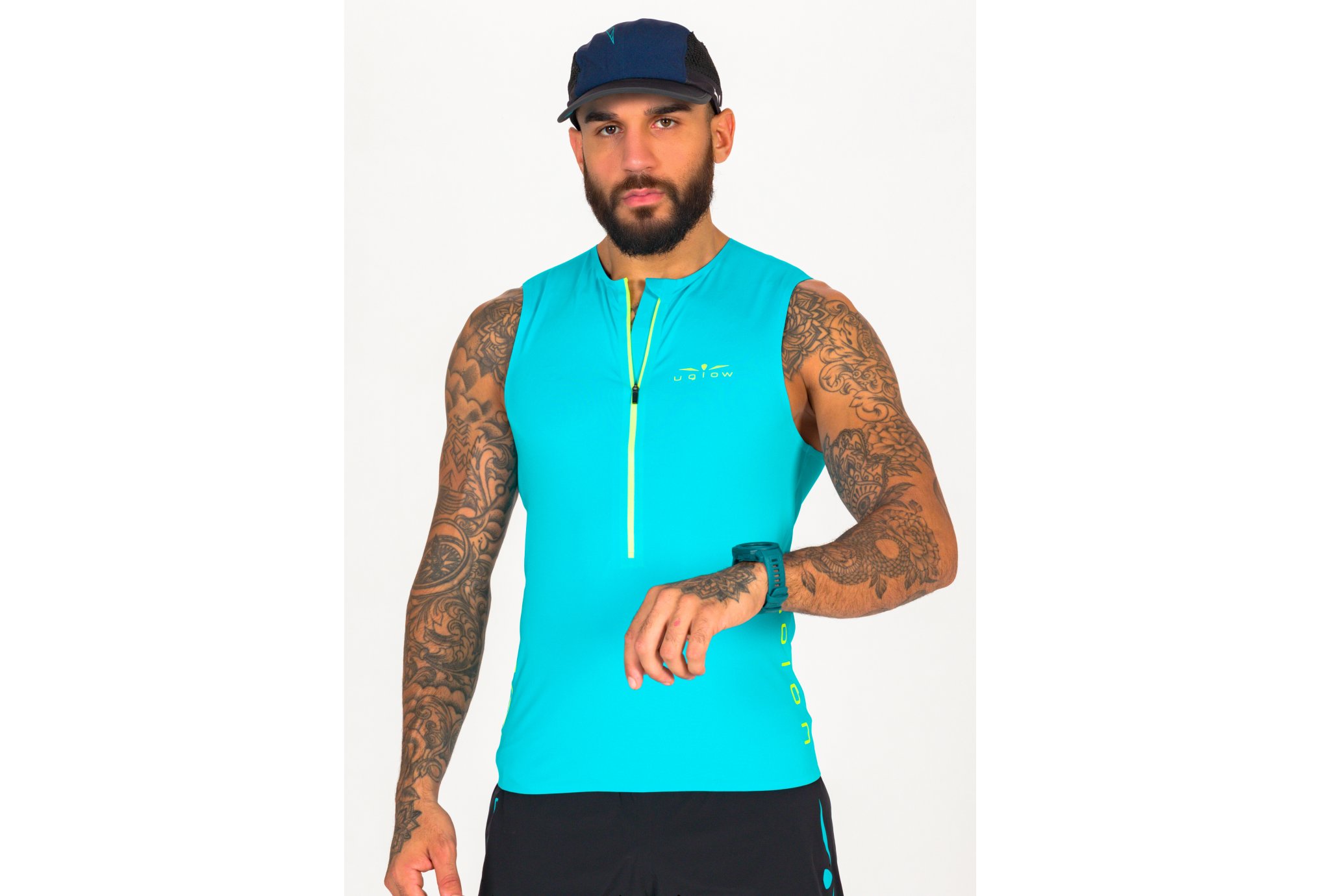 Uglow Race 1/2 zip M vêtement running homme