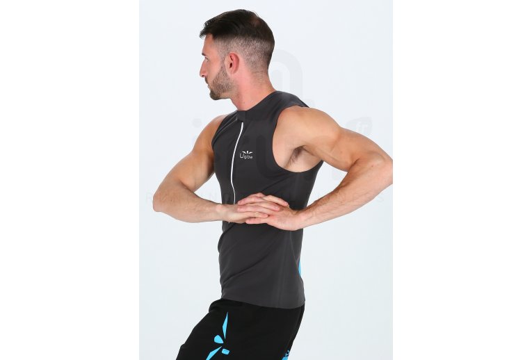 Uglow Camiseta sin manga Zip Brush