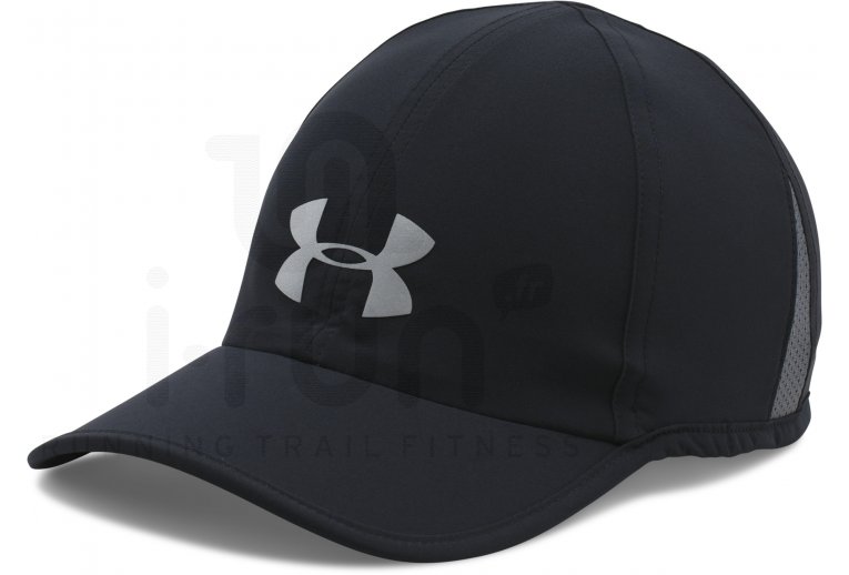 Gorra negra técnica logo reflectante, Complementos de mujer