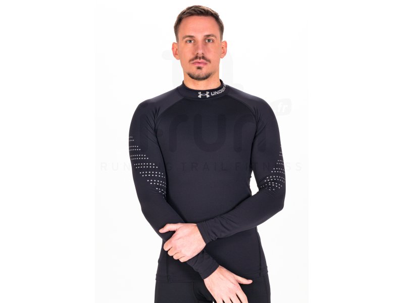 UNDER ARMOUR CHANDAIL MANCHES LONGUES FITTED GRIPPY LONG SLEEVE HOMME –