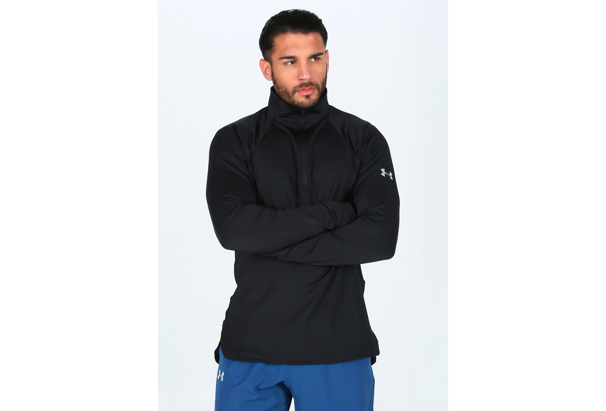 Under Armour ColdGear Reactor Run 1/2 Zip M vêtement running homme