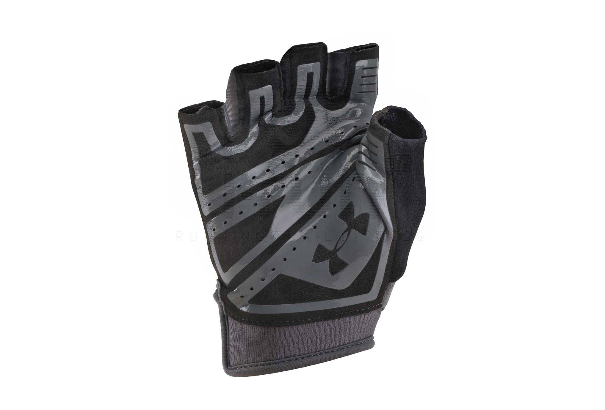 Gants D'entraînement Ocelot Avec Poignets Ajustables - Noir, Taille XL | Mousse ERGO-FOAM, Demi-doigt, Respirant - 8