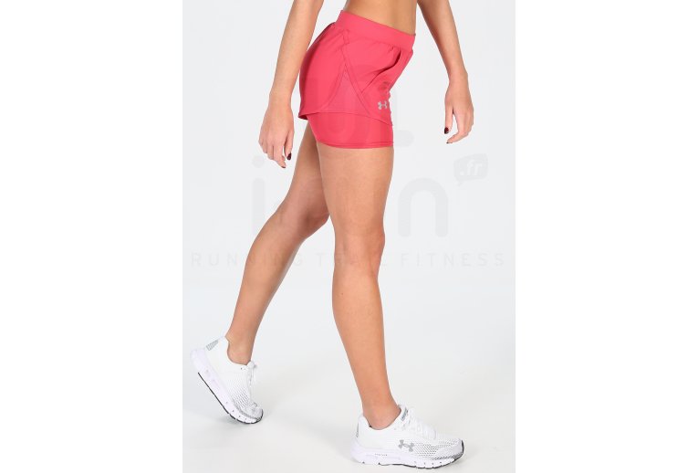 Under Armour pantal�n corto Fly By Mini 2in1