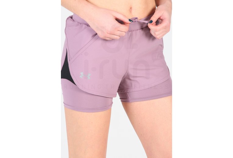 Under Armour pantal�n corto Fly By Mini 2in1