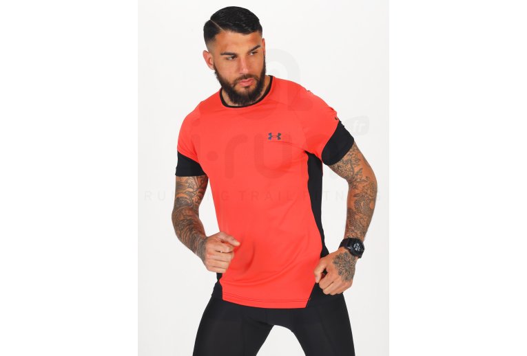 Camiseta técnica Under Armour HeatGear SS Compression Top rojo - Tienda de  fútbol