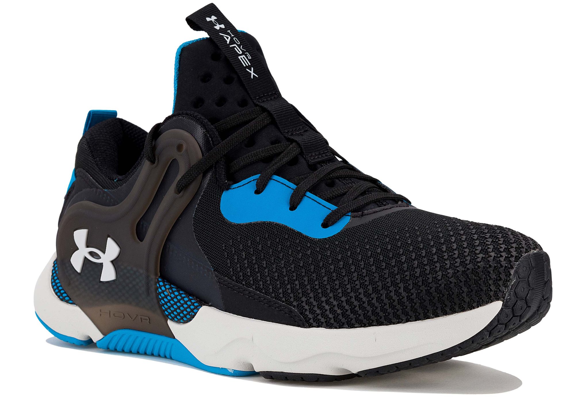 UNDER ARMOUR HOVR APEXトレーニングシューズ 黒/グレー UNDER ARMOUR HOVR APEXトレーニングシューズ 黒/グレー