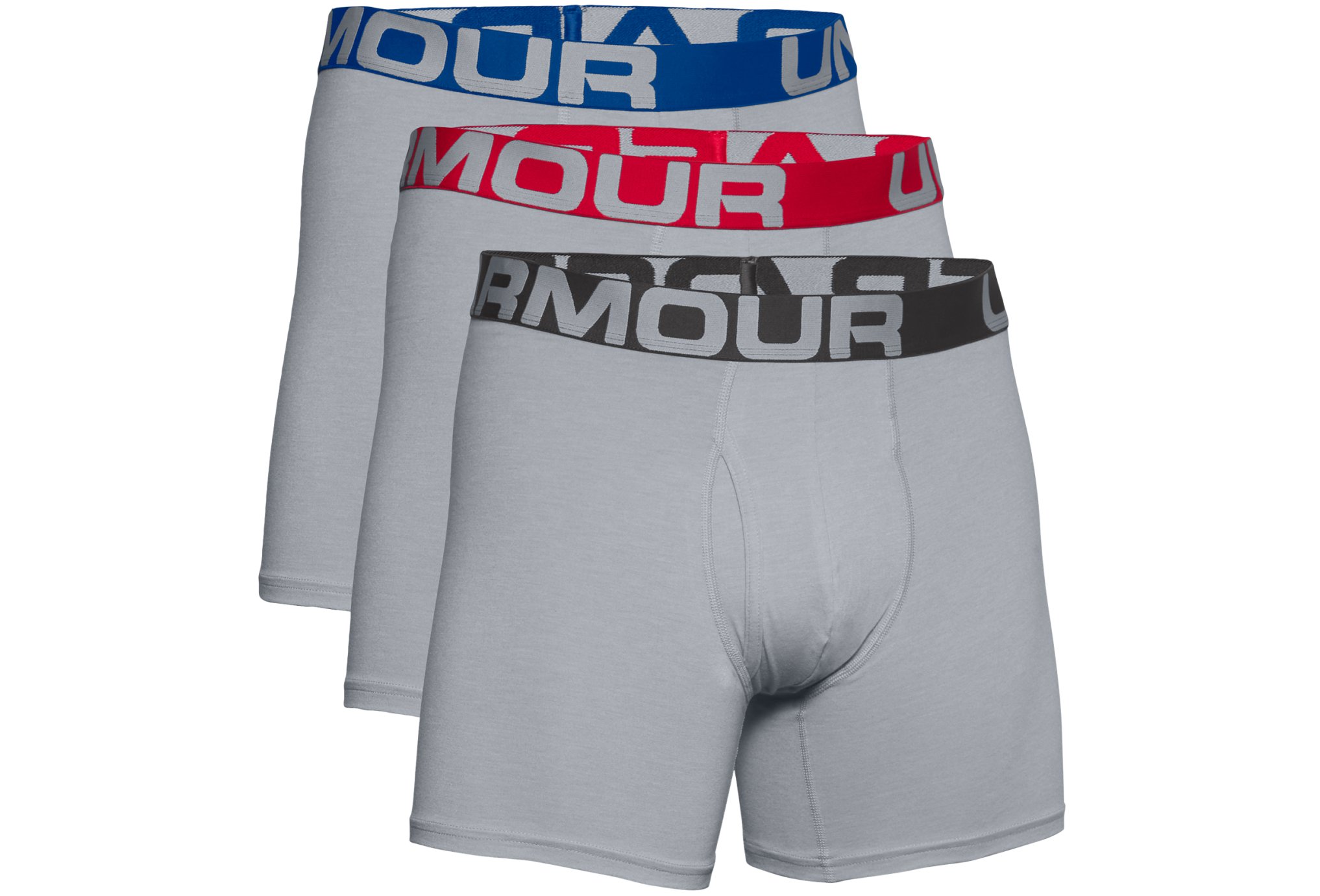 Under Armour Lot de 3 boxers Charged Cotton vêtement running homme