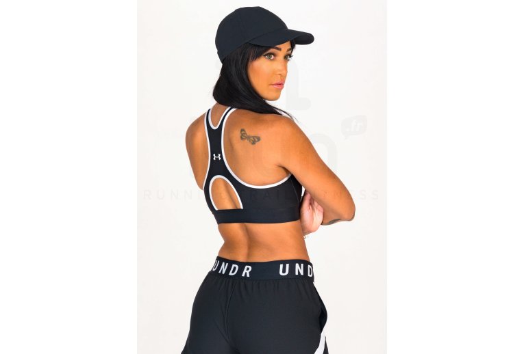 Under Armour sujetador deportivo Mid Keyhole Graphic