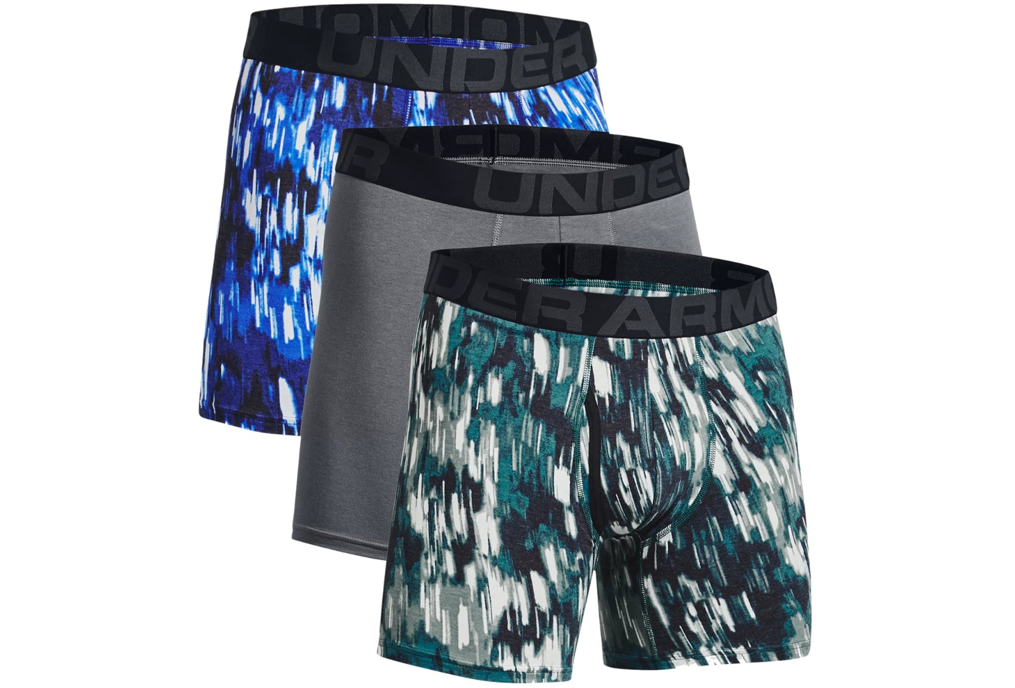 Under Armour Pack 3 boxers Charged Cotton Boxerjock M vêtement running homme