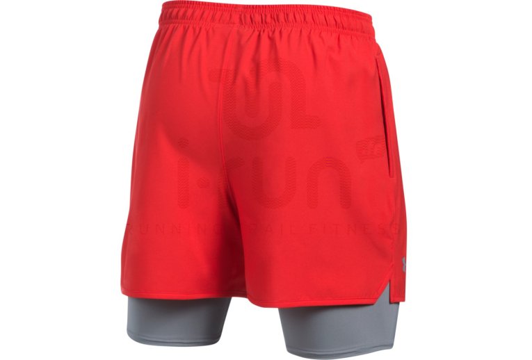 Under Armour Pantal�n corto Qualifier 2 en 1