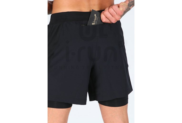 Under Armour Pantal�n corto Qualifier Speedpocket 2 en 1