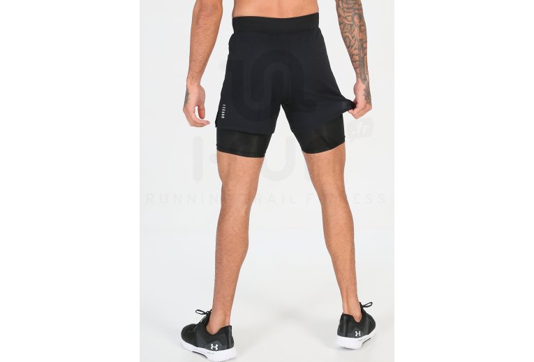 Under Armour pantal�n corto Qualifier Speedpocket 2 en 1