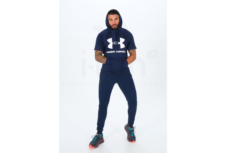 Under Armour sudadera manga corta Rival Fleece Logo