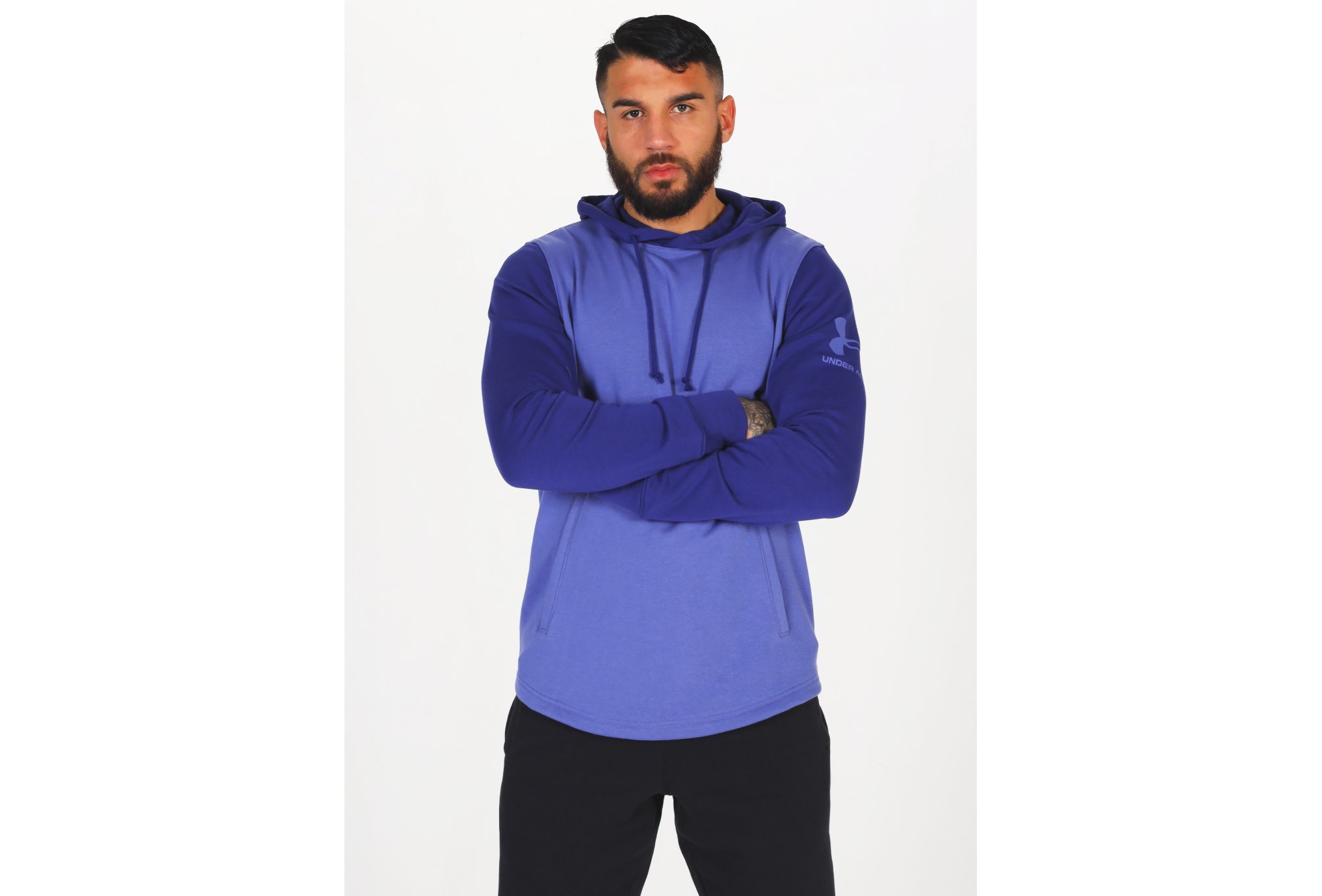 Under Armour Rival Terry Colorblock HD M vêtement running homme