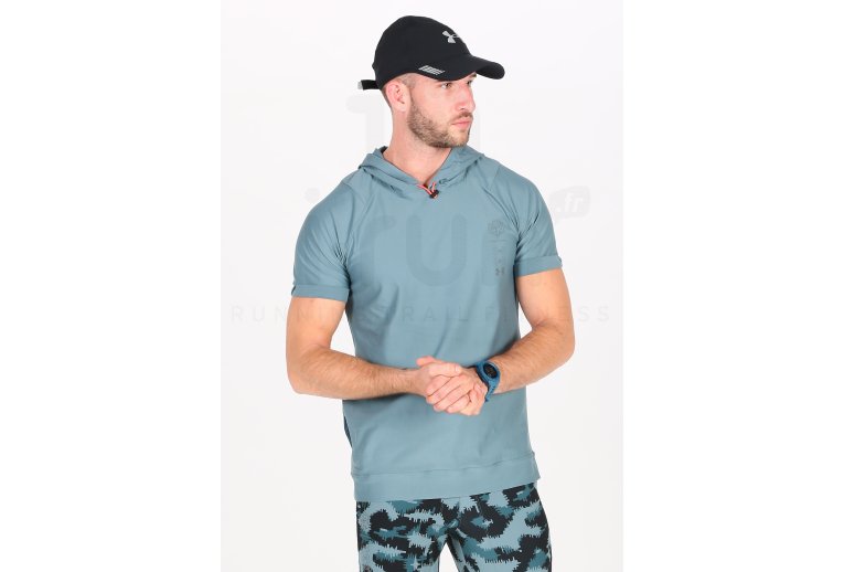 Under Armour Camiseta manga corta Run Anywhere Hooded