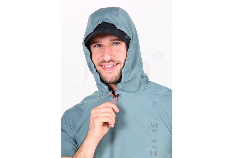 Under Armour Camiseta manga corta Run Anywhere Hooded