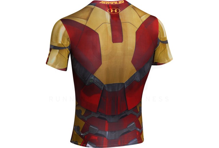 Under Armour Camiseta manga corta Compression Alter Ego Ironman