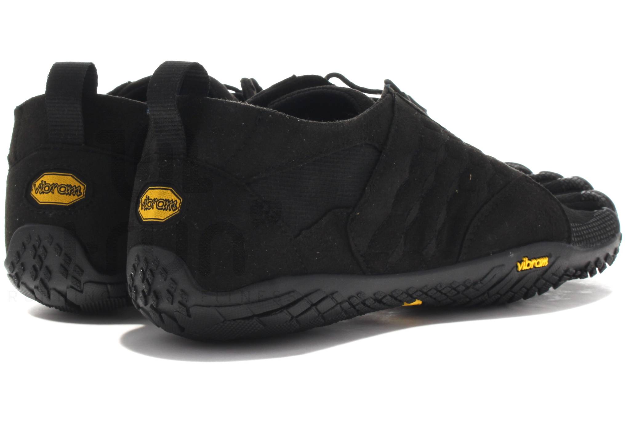 Vibram Homme V-Run Chaussures de Running Compétition, Noir-Black (Black/Yellow), 39 EU Vibram Homme V-Run Chaussures de Running Compétition, Noir-Black (Black/Yellow), 39 EU