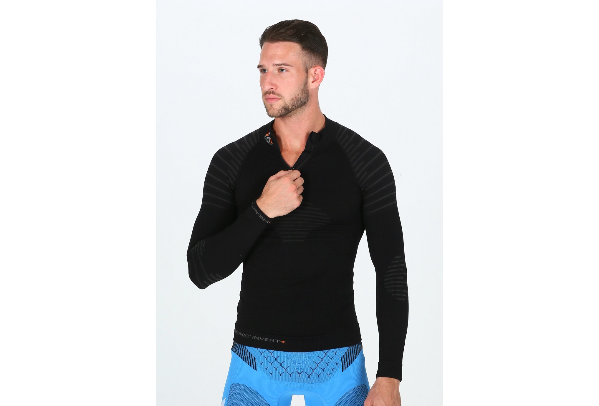 X-Bionic Invent 1/2 Zip M vêtement running homme