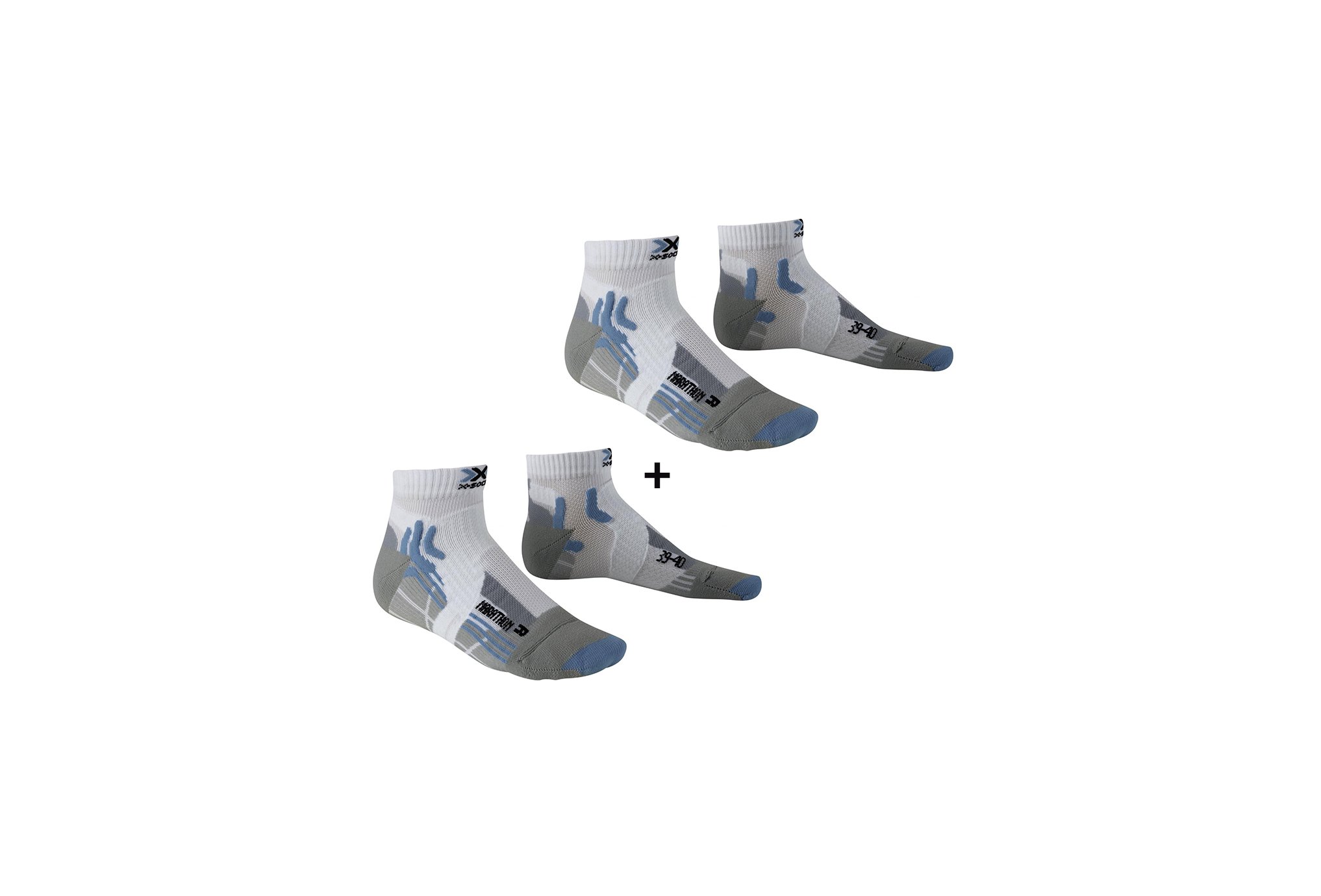 X-Socks Pack Run Marathon W Chaussettes